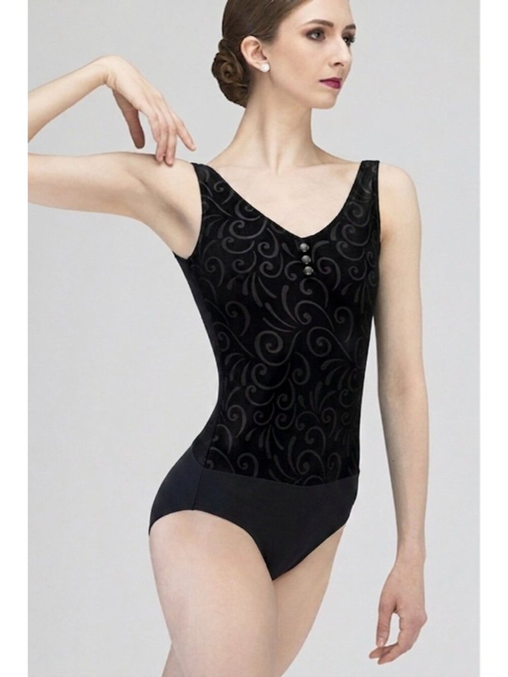 Wear Moi Incas Adult V-Neck Tank Style Leotard XS - Picture 4 of 4